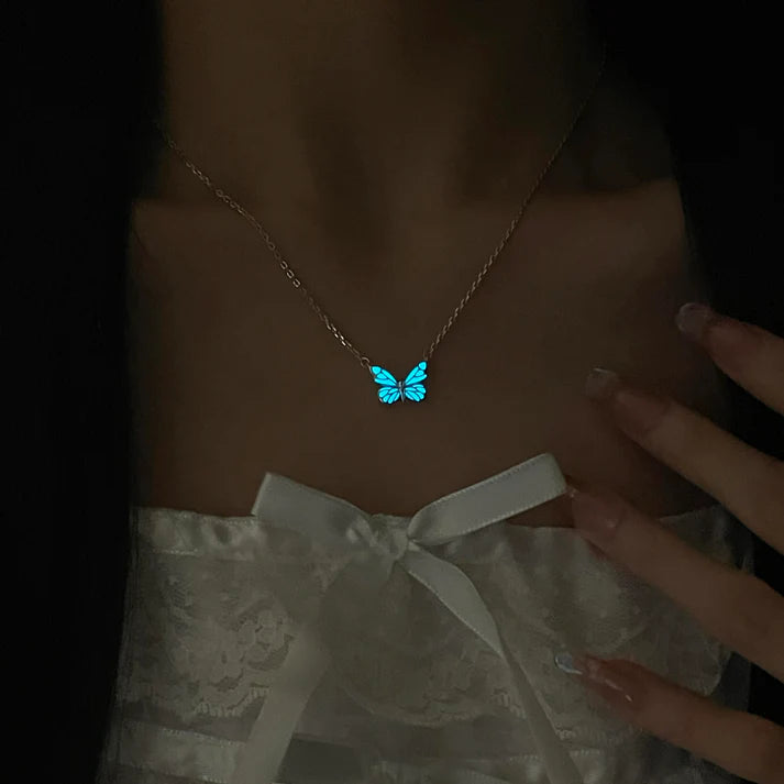 Collier Papillon Lumineux